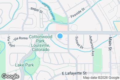 Map image of the property - 1612 Cottonwood Dr