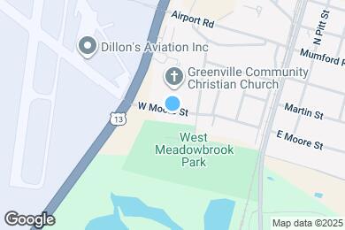 Map image of the property - 408 W Moore St
