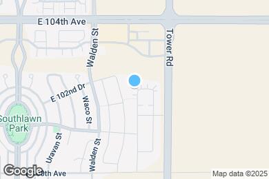 Map image of the property - 10225 Yampa Ct