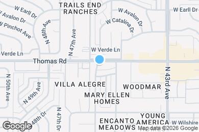 Map image of the property - 2847 N 46th Ave