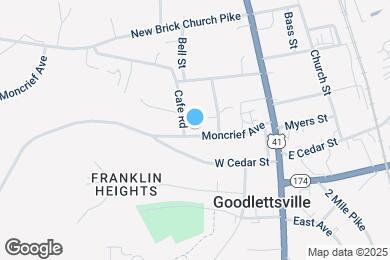 Map image of the property - 207 Moncrief Ave