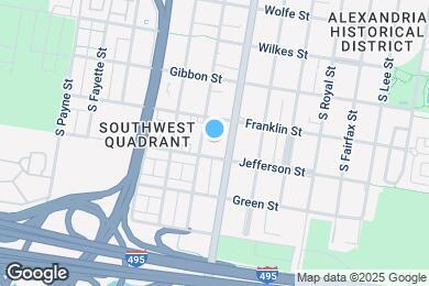 Map image of the property - 715 S Washington St