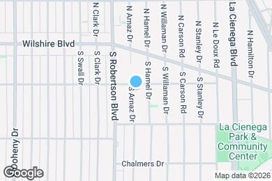 Map image of the property - 202 S Arnaz Dr