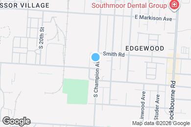 Map image of the property - 1825 S Champion Ave