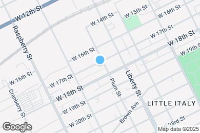 Map image of the property - 909 W 17th St