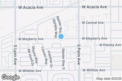 Map image of the property - 1121 W Mayberry Ave