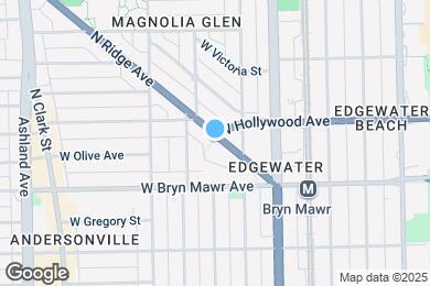 Map image of the property - 5672 N Ridge Ave
