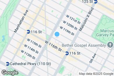Map image of the property - 149 W 117th St