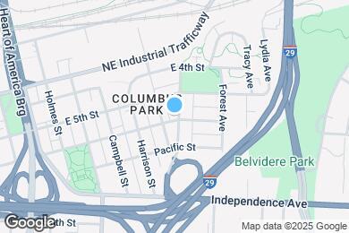 Map image of the property - 1038 Missouri Ave