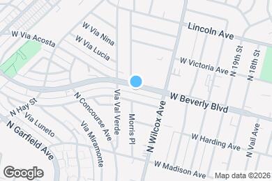Map image of the property - 2303 W Beverly Blvd