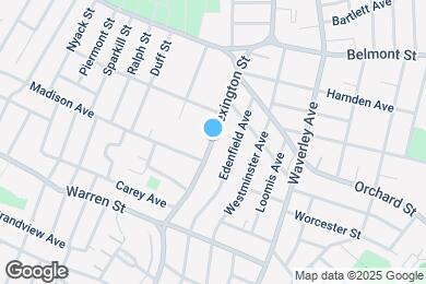 Map image of the property - 261 Lexington St