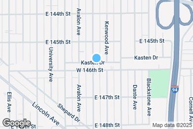 Map image of the property - 14539 Kimbark Ave