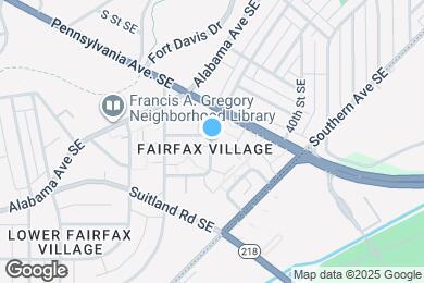 Map image of the property - 2008 Fort Davis St SE