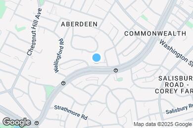 Map image of the property - 1713 Commonwealth Ave