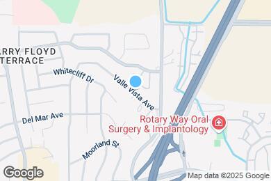Map image of the property - 1532 Valle Vista Ave