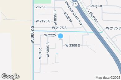 Map image of the property - 2258 S 2775 W
