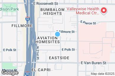 Map image of the property - 2238 E Taylor St