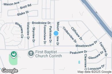 Map image of the property - 2607 Mountainview Dr