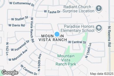 Map image of the property - 16105 N 159th Dr