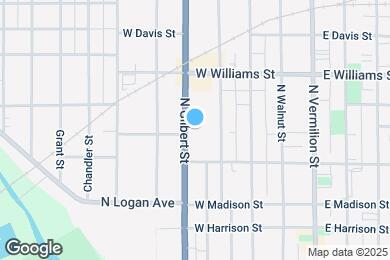 Map image of the property - 415 N Gilbert St