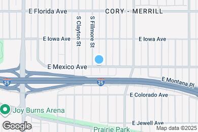Map image of the property - 2949 W Mexico Ave