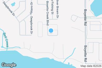 Map image of the property - 10622 Boyette Creek Blvd