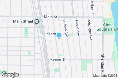 Map image of the property - 733 Hinman Ave