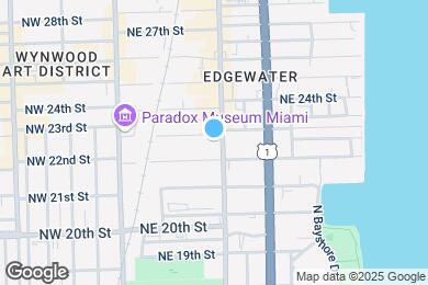 Map image of the property - 2232 NE 2nd Ave