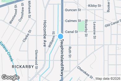 Map image of the property - 606 Dauphin Island Pkwy