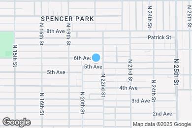 Map image of the property - 2034 5th Ave