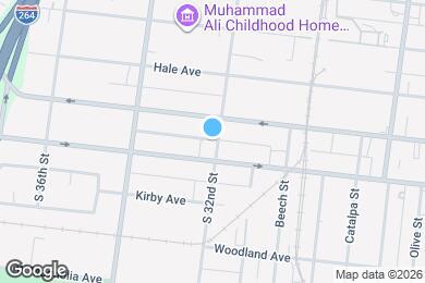 Map image of the property - 1216 S 32nd St
