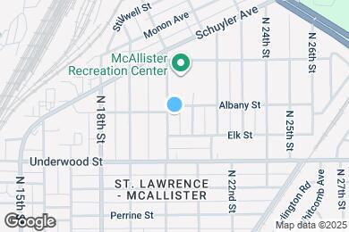 Map image of the property - 2221 N 20th St
