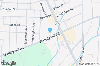 Map image of the property - Holly Hill Townhomes