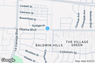 Map image of the property - 3600 Carmona Ave