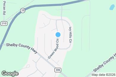 Map image of the property - 160 Green Wood Cir