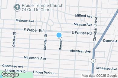 Map image of the property - 1552 Manchester Ave