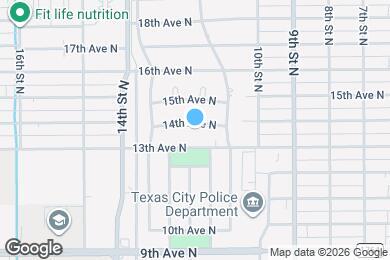 Map image of the property - 1121 14th Ave N