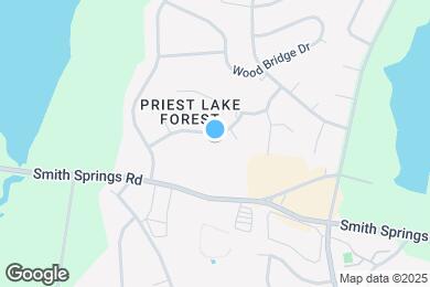Map image of the property - 2842 Lake Forest Dr