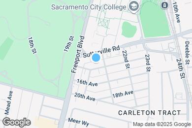Map image of the property - 2065 15th Ave