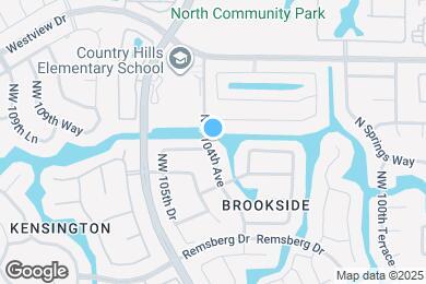 Map image of the property - 5111 NW 104th Ave