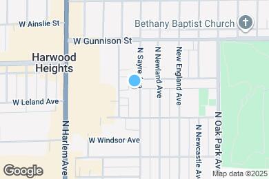 Map image of the property - 4644 N Sayre Ave