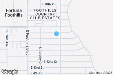 Map image of the property - 13292 E 41st St
