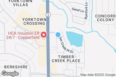 Map image of the property - Madison at Bear Creek Apartments