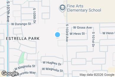Map image of the property - 10340 W Hilton Ave