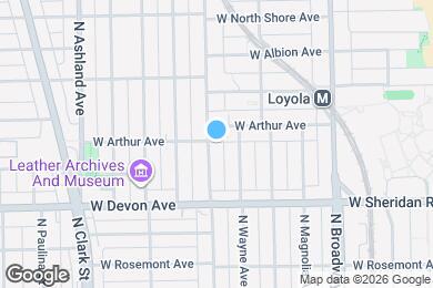 Map image of the property - 6459 N Glenwood Ave
