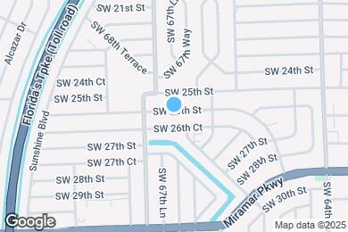 Map image of the property - 6700 SW 26th St