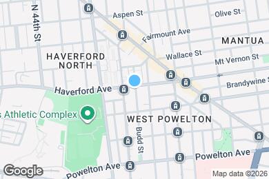 Map image of the property - Haverford Lofts @ UPenn/Drexel/Penn Medicine