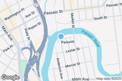 Map image of the property - Riverside Apartments