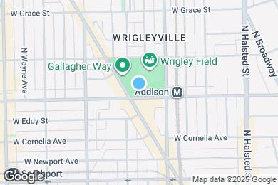 Map image of the property - 1040 W Addison St