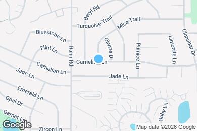 Map image of the property - 1932 Carnelian Ln